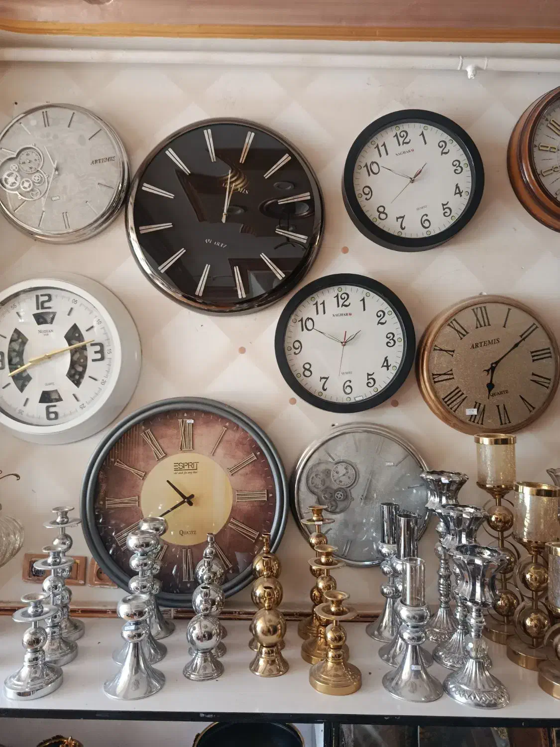 ساعت دیواری|ساعت دیواری و تزئینی|مسجد سلیمان, |دیوار