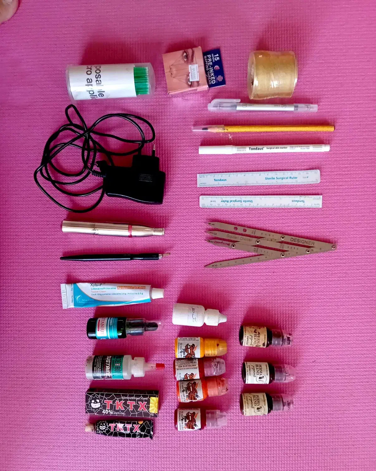 وسایل کامل تاتو،لیفت،اکستنشن،اپیلاسیون|آرایشگاه و سالن‌های زیبایی|یزد, |دیوار