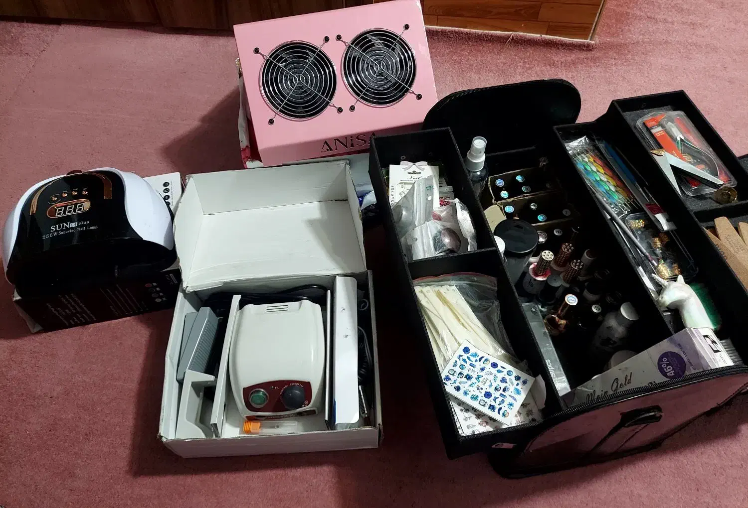 پک کامل وسایل ناخن|آرایشی، بهداشتی، درمانی|سنندج, |دیوار