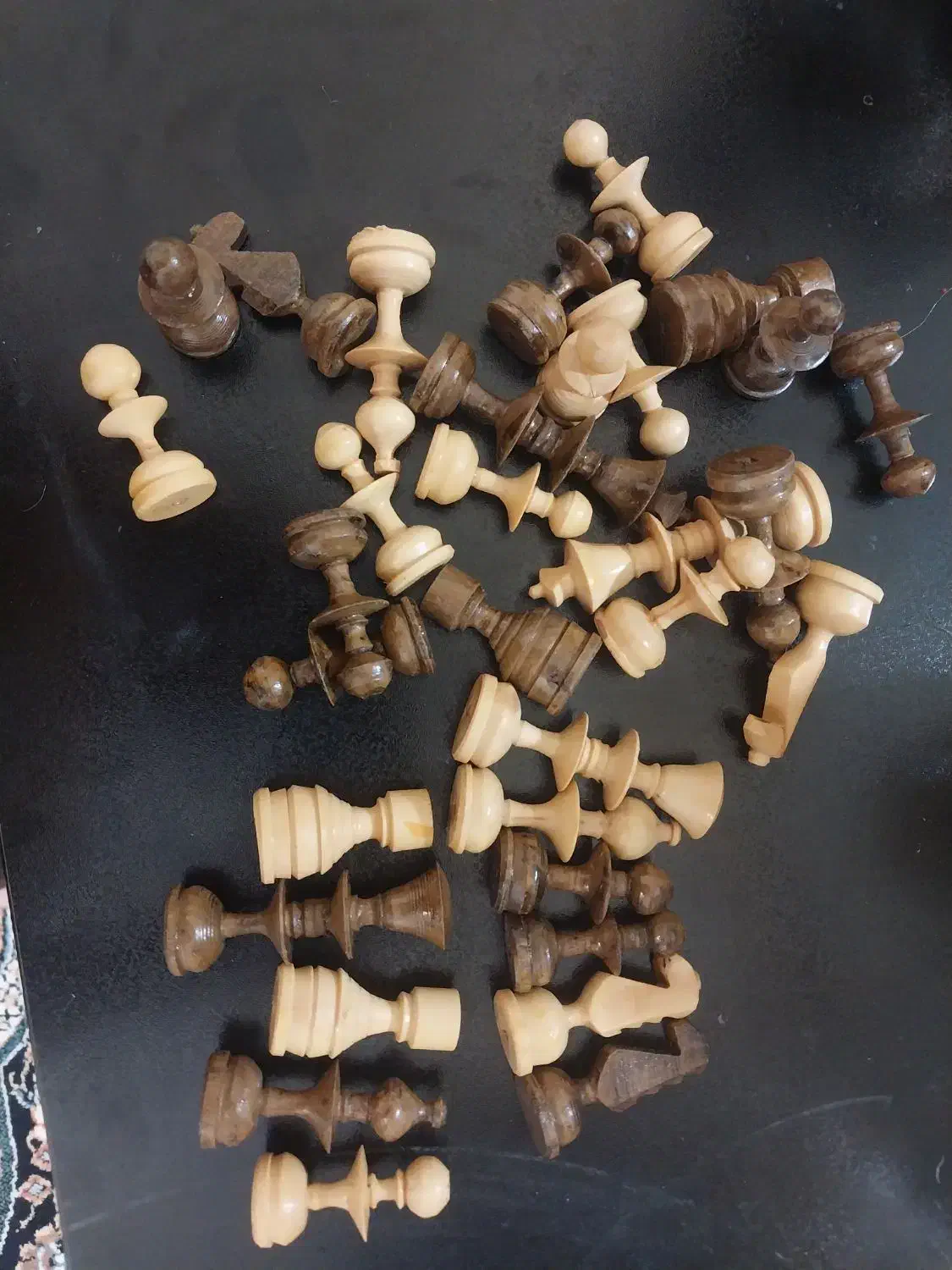 مهره شطرنج چوب گردو|کلکسیون و سرگرمی|ملارد, |دیوار