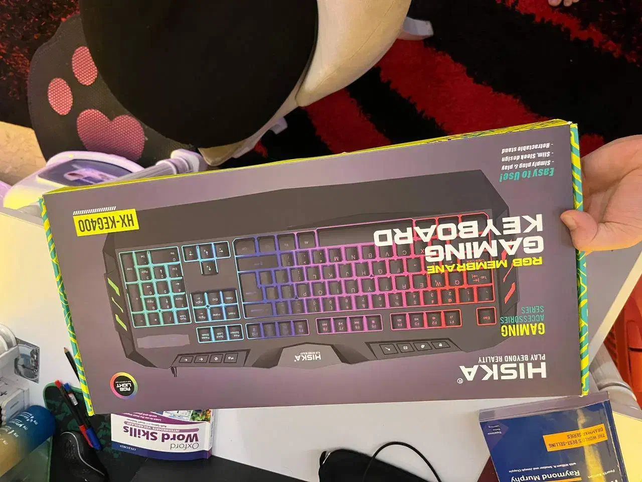 کیبورد RGB سوییج مکانیکال سیمی Hisk-A|قطعات و لوازم جانبی رایانه|تهران, المهدی|دیوار