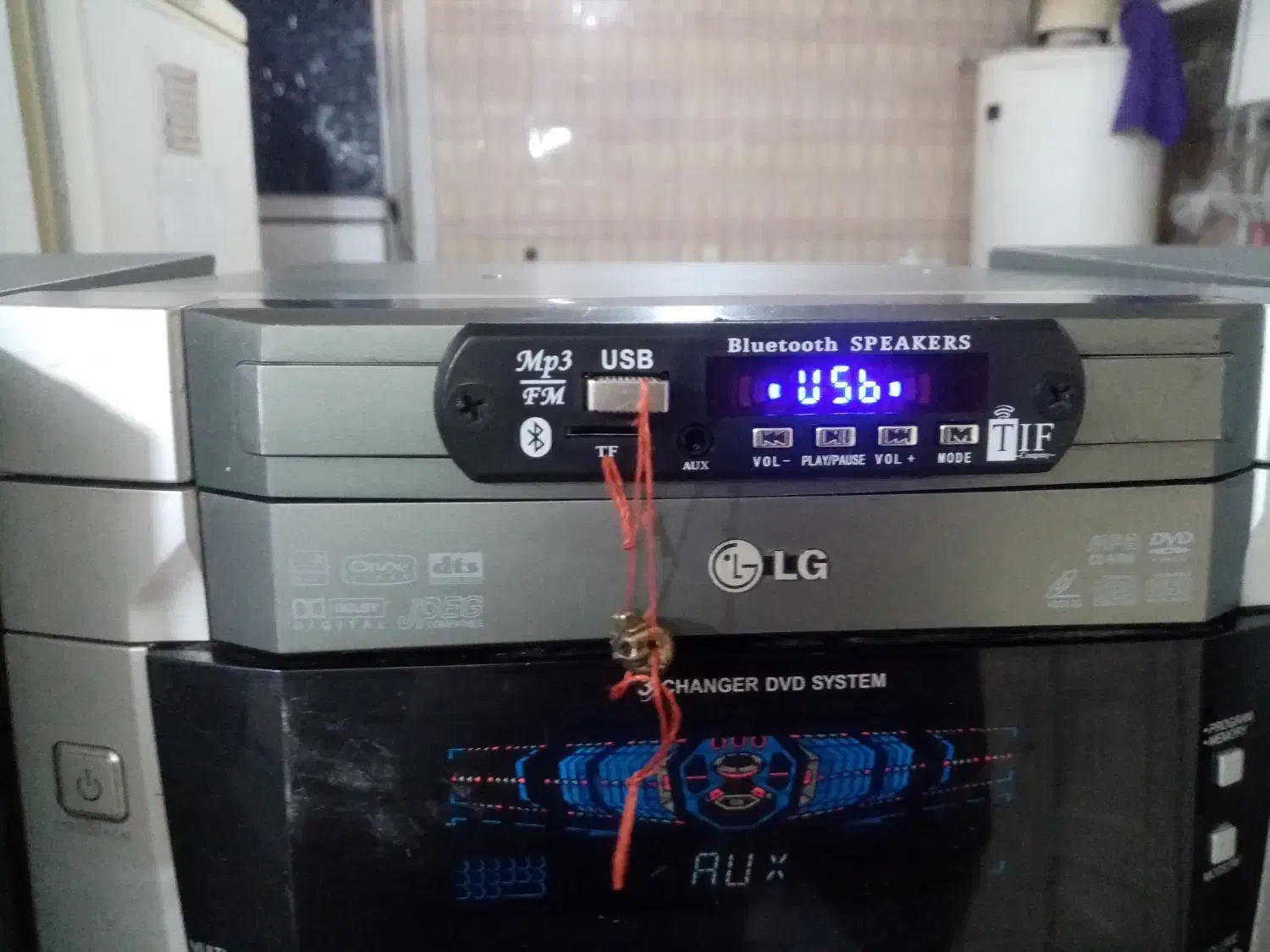 ظبط دی وی دی فلش خور بلوتوث  ال‌جی|سیستم صوتی خانگی|مشهد, عامل|دیوار