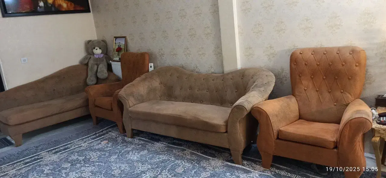 مبل چستر 8نفره|مبلمان خانگی و میز عسلی|مشهد, ابوذر|دیوار