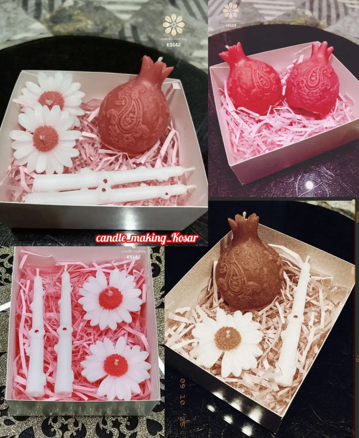 فروش شمع های یلدایی|صنایع دستی و سایر لوازم تزئینی|تکاب, |دیوار