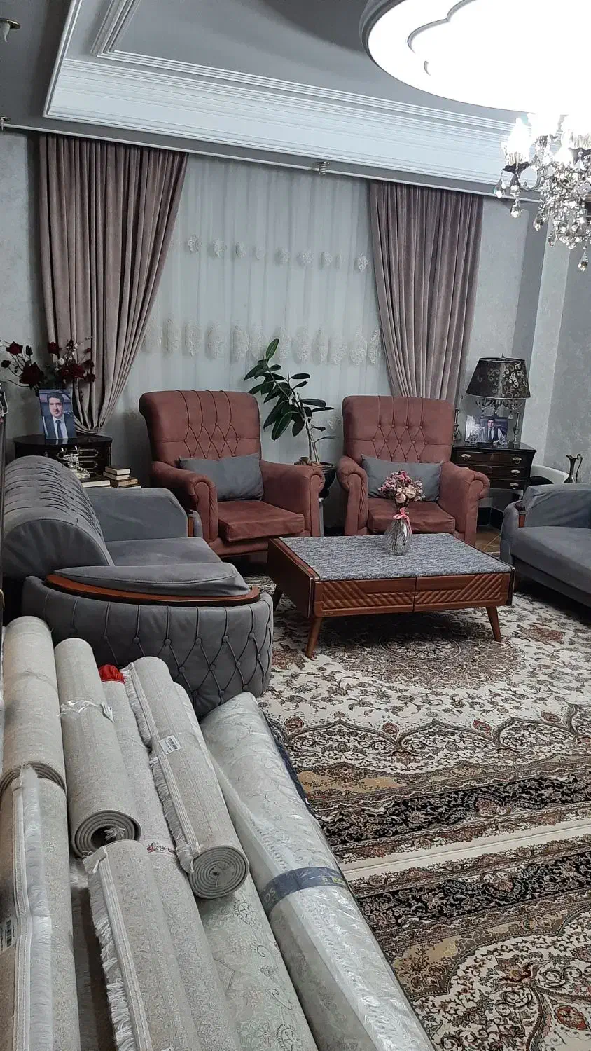 مبل|مبلمان خانگی و میز عسلی|آبیک, |دیوار