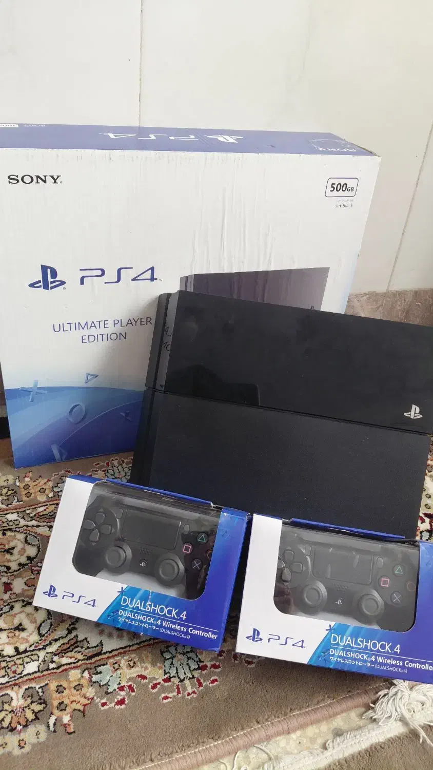 پلی استیشن۴ فت ۵۰۰ گیگ ps4 سونی۴ سری۱۱|کنسول، بازی ویدئویی و آنلاین|قم, شاه سید علی|دیوار