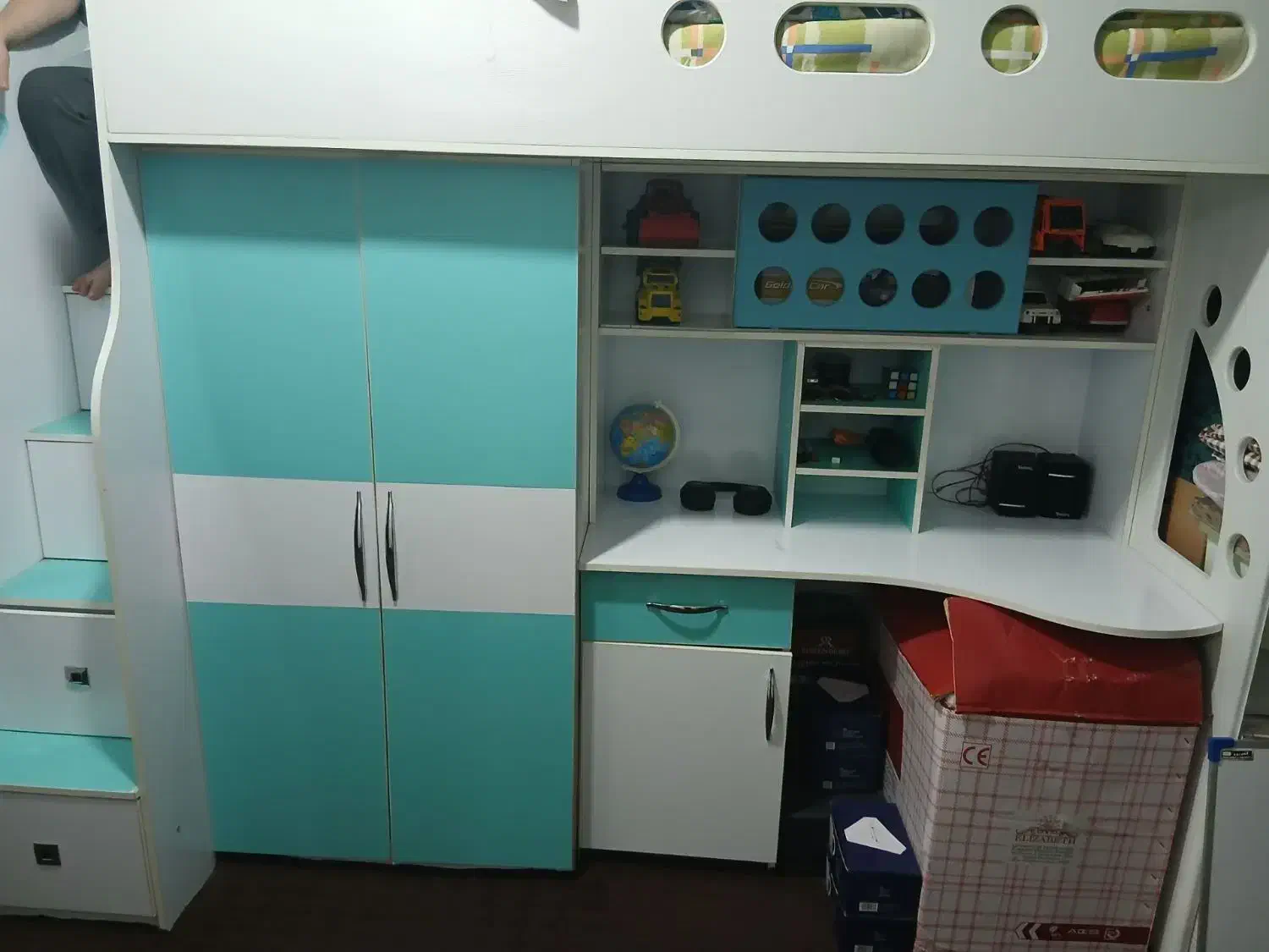 کمد لباس میز کامپیوتر و تختخواب م جا اسباب بازی|تخت و سرویس خواب|آزادشهر, |دیوار