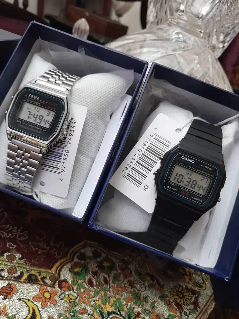 دو عدد کاسیوf91 و a159 آکبند استخری|ساعت|تهران, قیطریه|دیوار