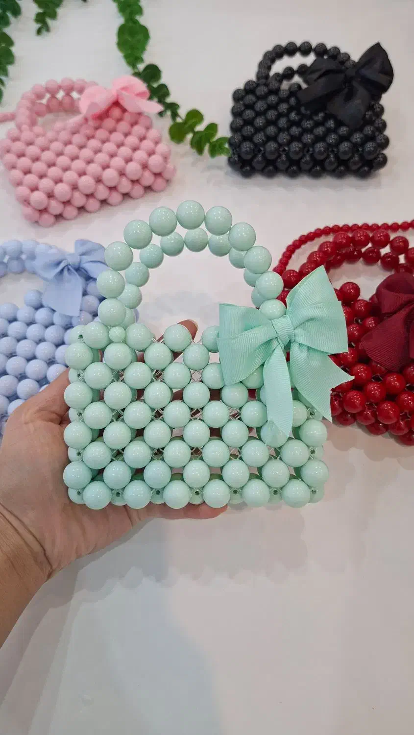 مینی بگ مرواریدی زنانه، رنگ‌بندی متنوع|کیف، کفش، کمربند|مهاباد (آذربایجان غربی), |دیوار