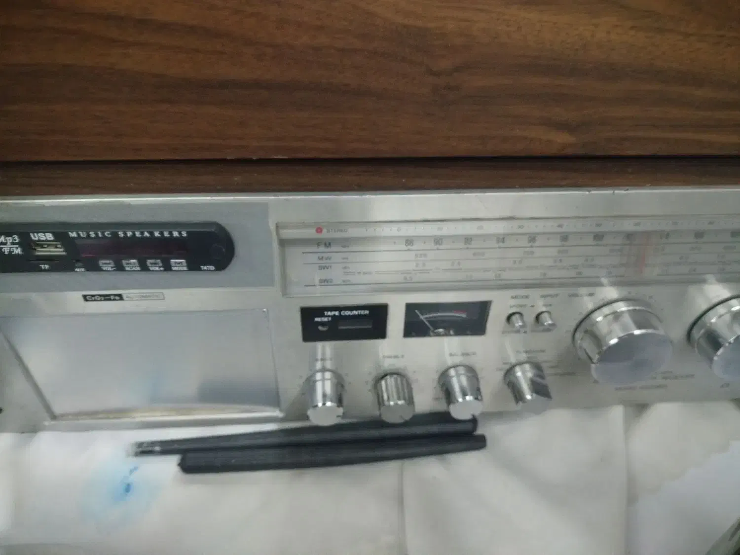 ضبط استریو سیلور و رادیو فلشخور|سیستم صوتی خانگی|کاشمر, |دیوار