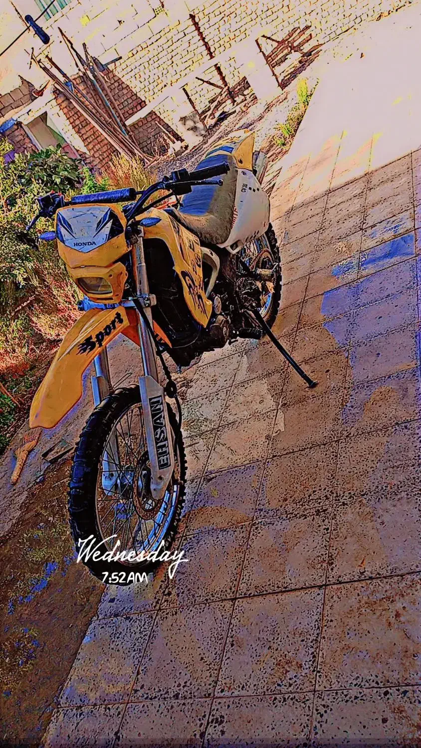 موتور تریل احسان 200 مدل 90|موتورسیکلت|قائن, |دیوار