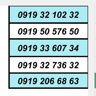 0919.32.102.32|سیم‌کارت|کرج, عظیمیه|دیوار