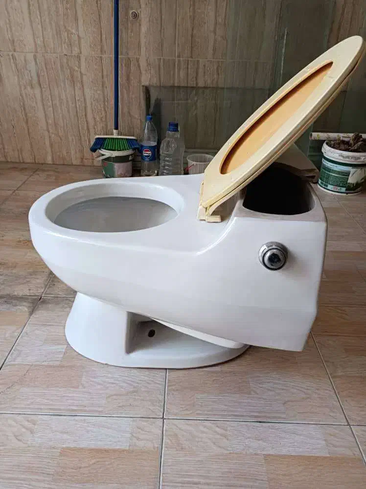 توالت فرنگی دست دوم سالم، فلاش‌تانک دار در مهاباد|لوازم سرویس بهداشتی|مهاباد (آذربایجان غربی), |دیوار