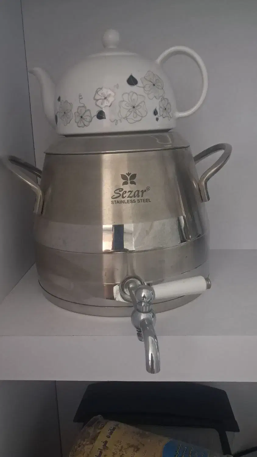 کتری شیر دار مارک سزار|قوری، کتری، قهوه‌ساز دستی|مشهد, امیریه|دیوار