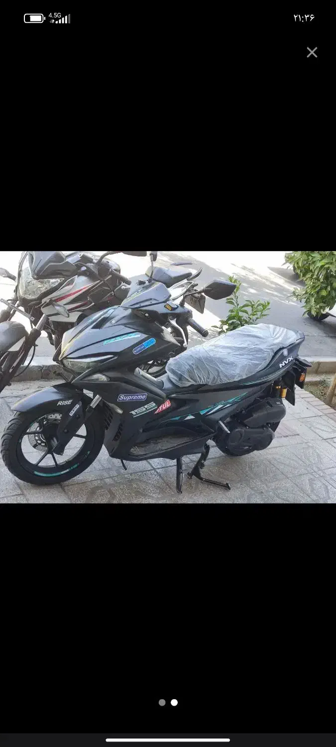 موتور آیروکس 155|موتورسیکلت|خرامه, |دیوار