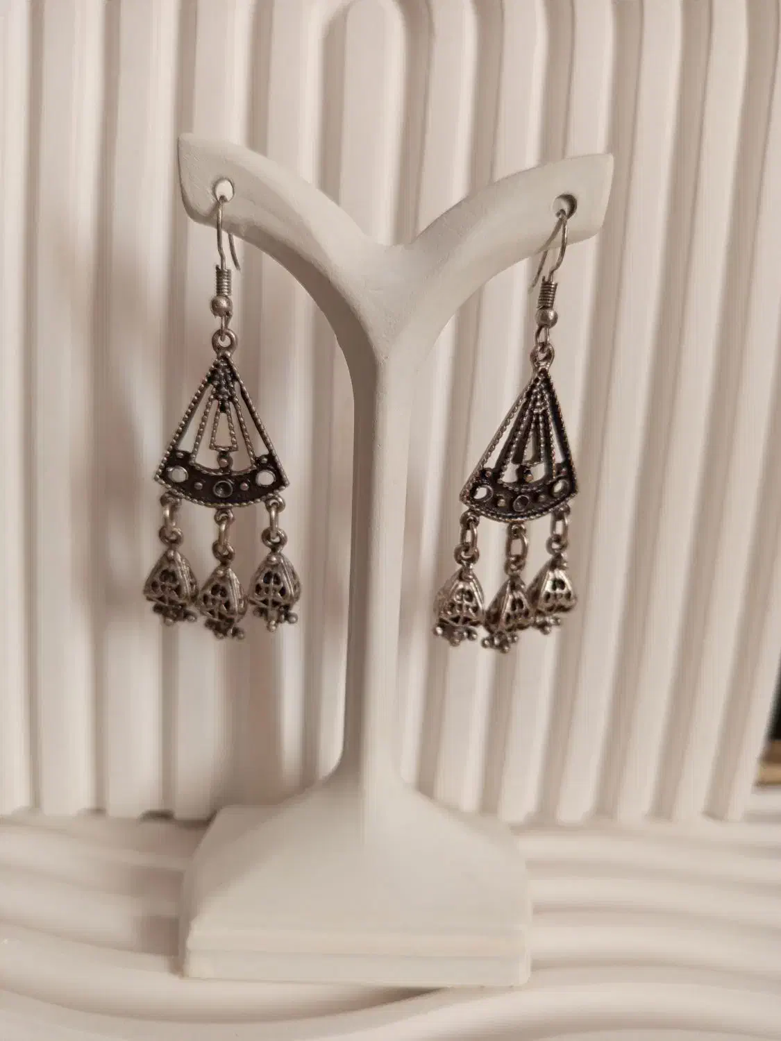 گوشوارهای آویز زیبا|بدلیجات|پرند, فاز ۶|دیوار