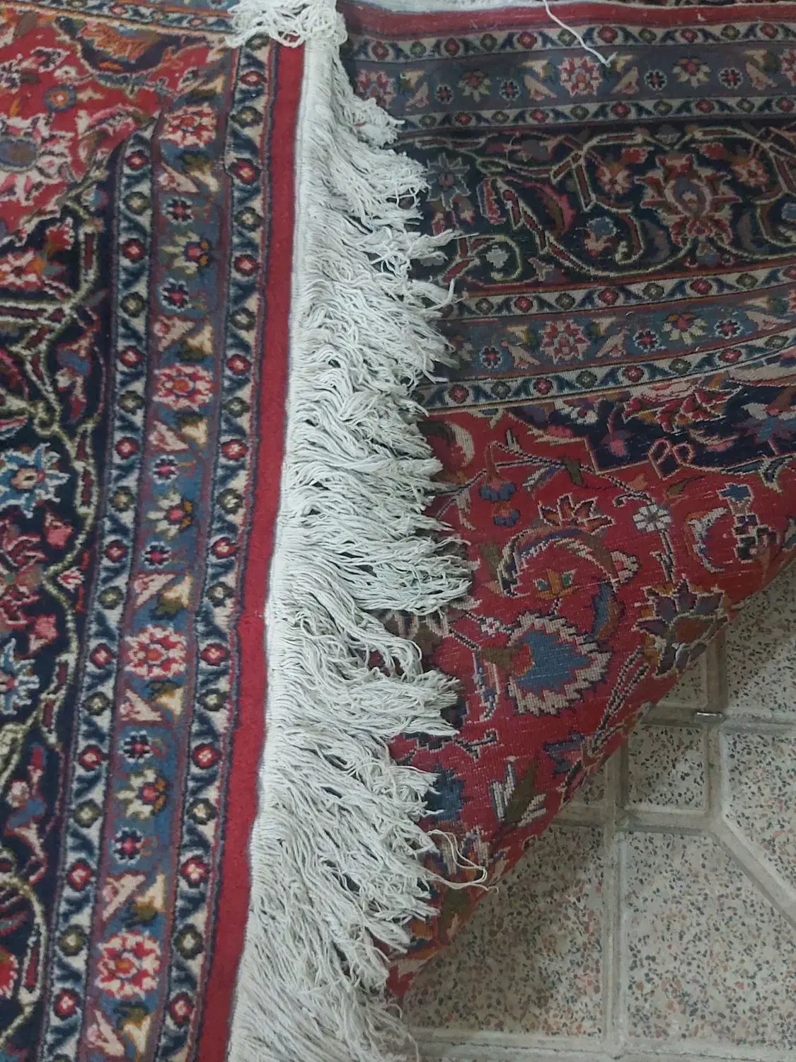 قالی ۱۲متری کارکرده دستبافت قدیمی قدمت دار|فرش|کرج, حصارک پایین|دیوار