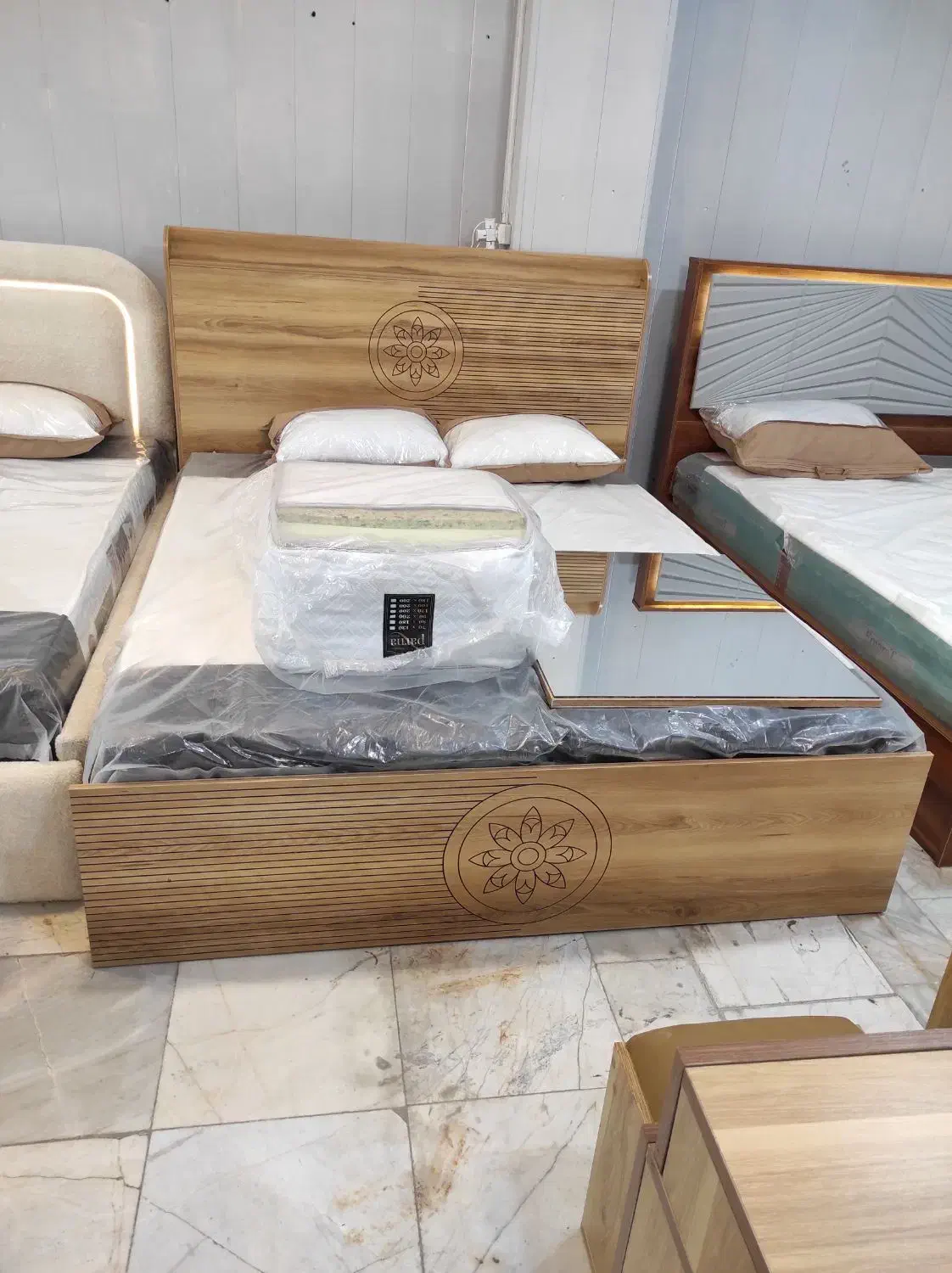 سرویس خواب شمس کد۱۲|تخت و سرویس خواب|قشم, |دیوار