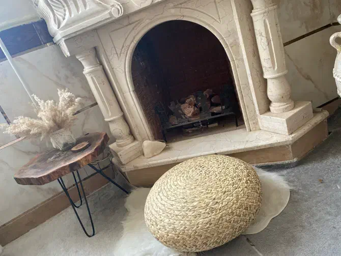 پای حصیری|صنایع دستی و سایر لوازم تزئینی|هشتگرد, شهرک بعثت|دیوار