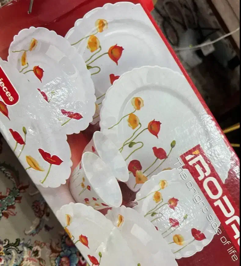 سرویس غذاخوری ۲۴ نفره ارکوپال و قاشق چنگال ۲۴نفره|ظروف سرو و پذیرایی|علیآباد کتول, |دیوار