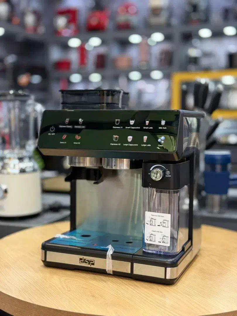 اسپرسو ساز نیمه صنعتی مارک dsp آسیاب دار|سماور، چایساز، قهوهساز|بانه, |دیوار