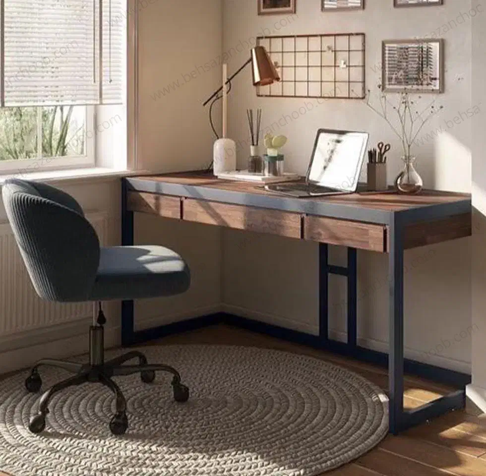 میز تحریر مدرن پایه فلزی|میز تحریر و کامپیوتر|تهران, علم و صنعت|دیوار