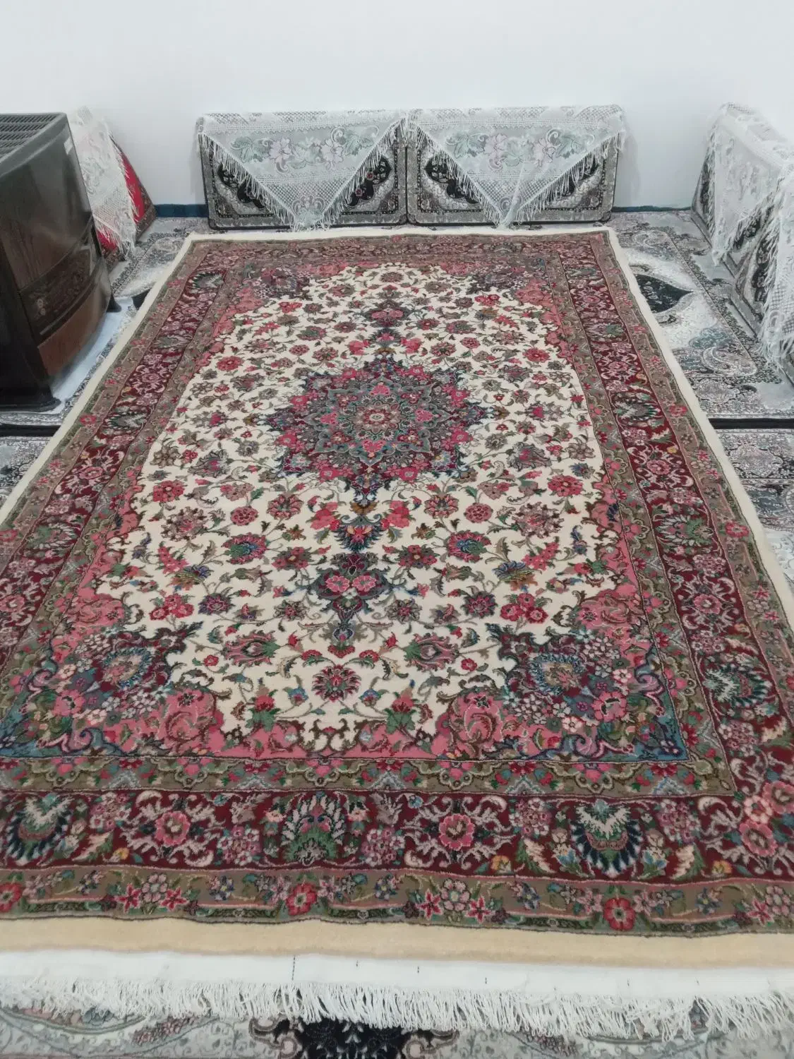 فرش ۶متری دست بافت|فرش|کبودرآهنگ, |دیوار