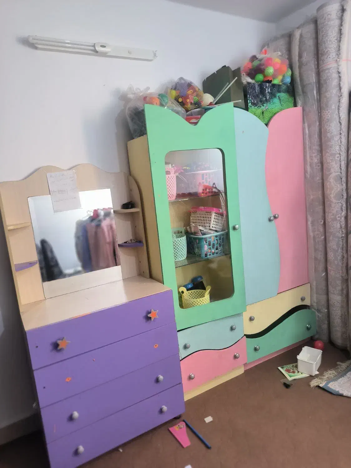 کمد و دراور بچه|جاکفشی، کمد، دراور|قم, پردیسان|دیوار