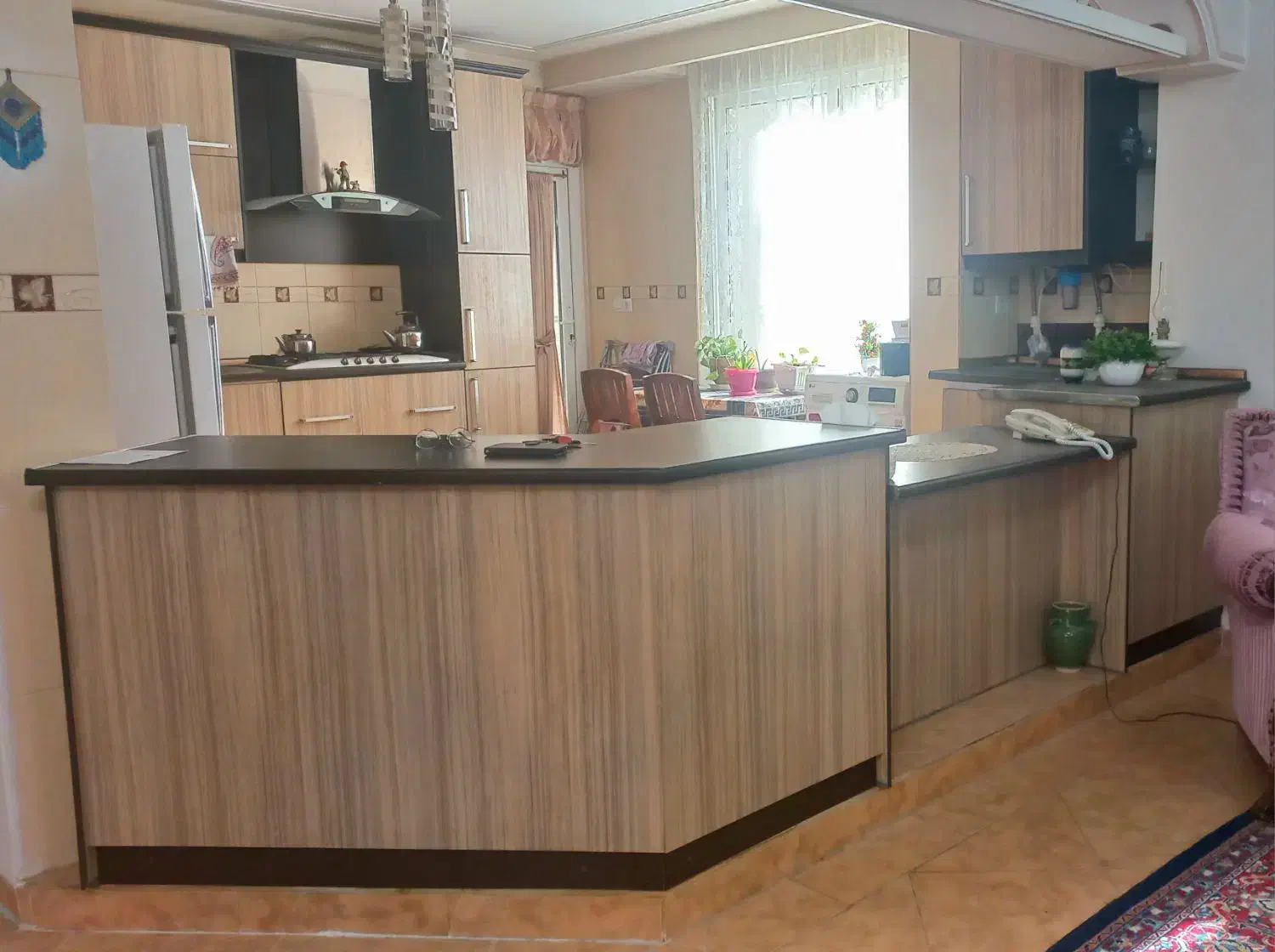 کابینت فلز و ام دی اف با هودایتالیایی و سینک|مصالح و تجهیزات ساختمان|اراک, |دیوار