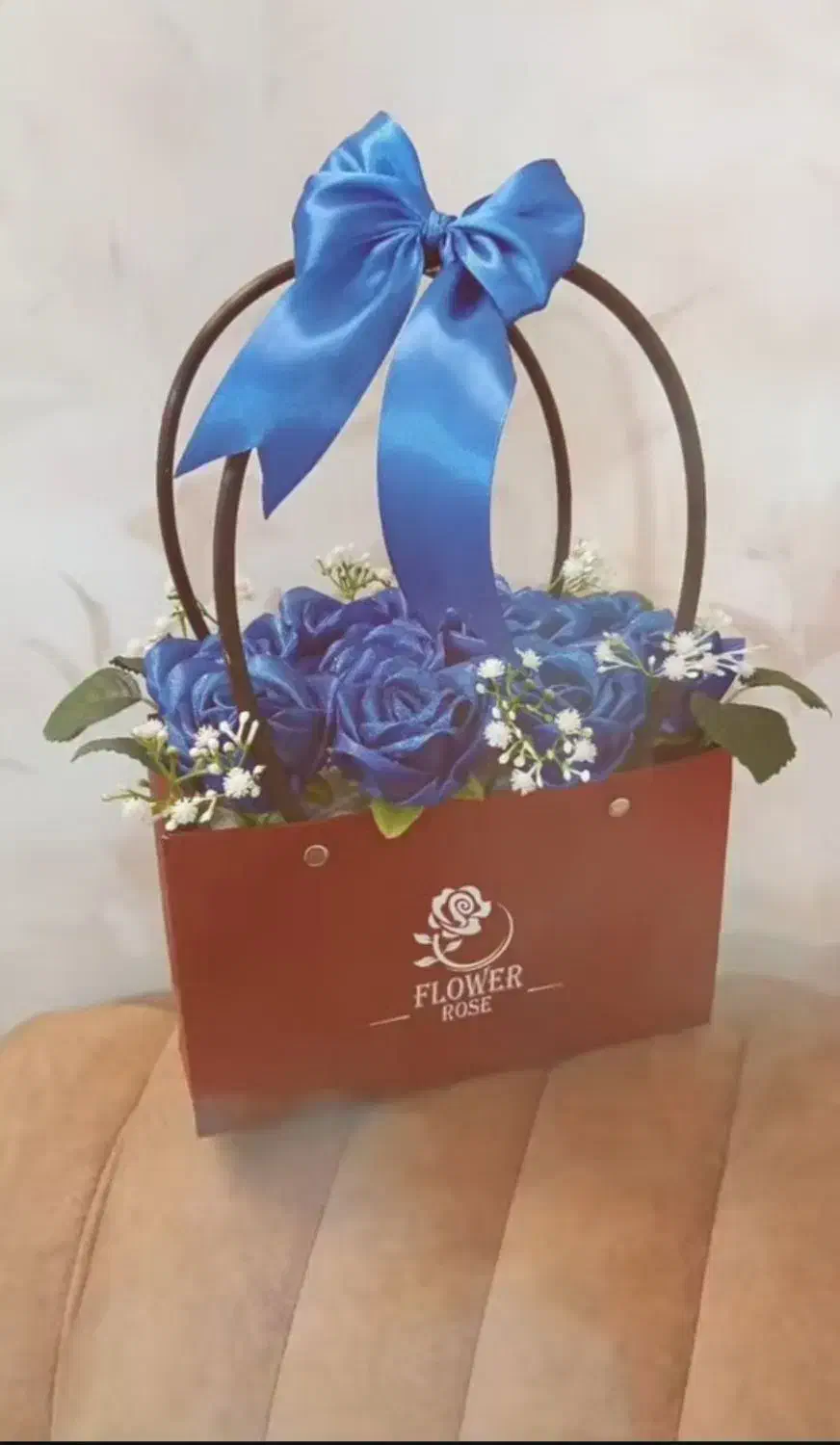 گل رز ربانی زیبا|گل مصنوعی|سمنان, |دیوار