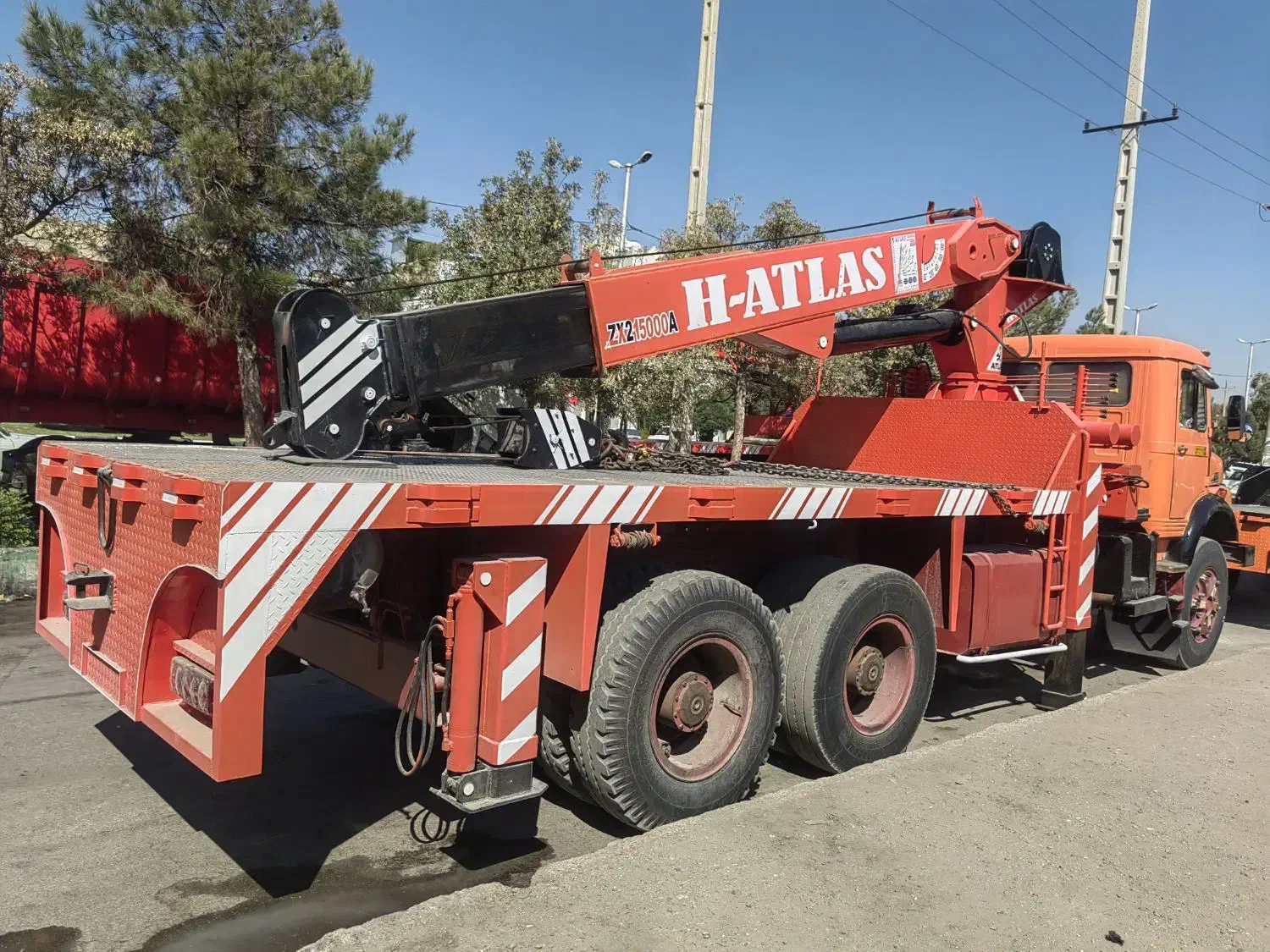 فروش بنز زیرمایلر جرثقیل مدل 84|خودرو سنگین|زرقان, |دیوار