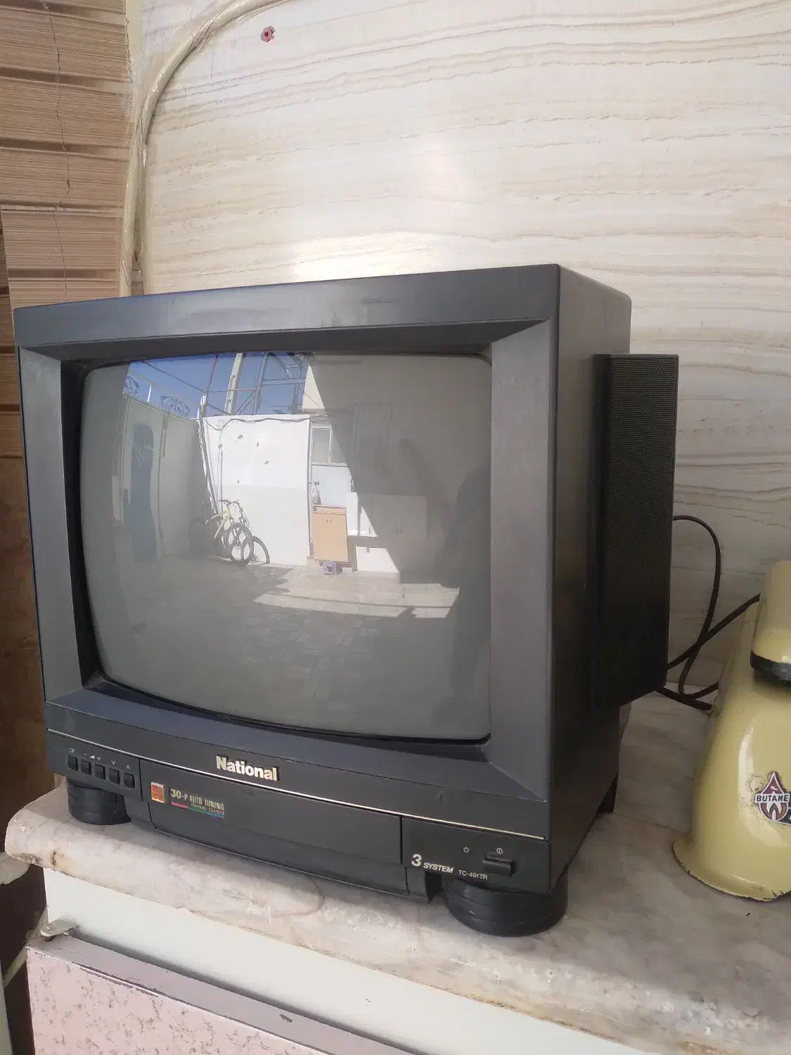 تلویزیون ۱۴ اینچ ناسیونال|تلویزیون و پروژکتور|روانسر, |دیوار