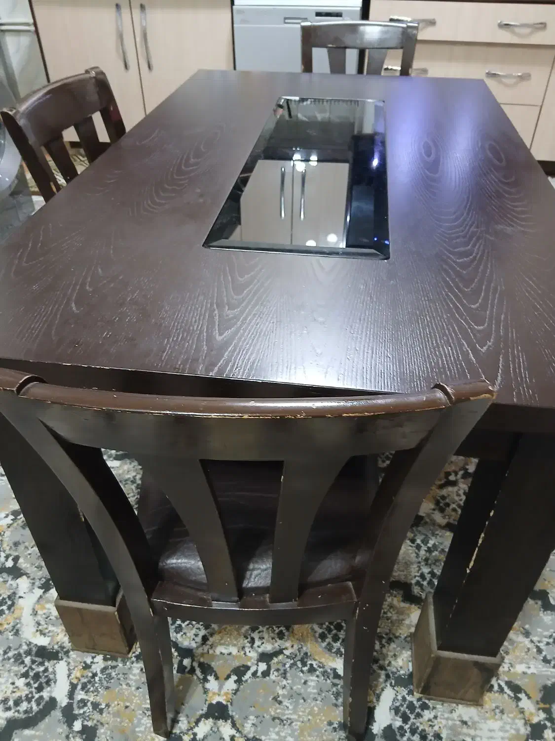 میز ناهارخوری|میز و صندلی غذاخوری|فولادشهر, B5|دیوار