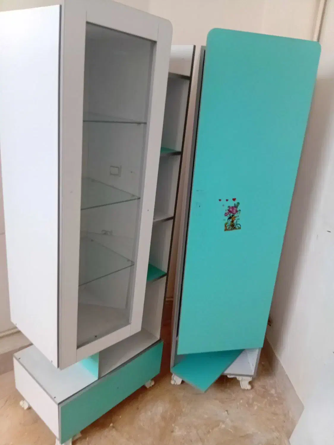 کمد بچه گانه دو تیکه ام دی اف|اسباب و اثاث بچه|مراغه, |دیوار