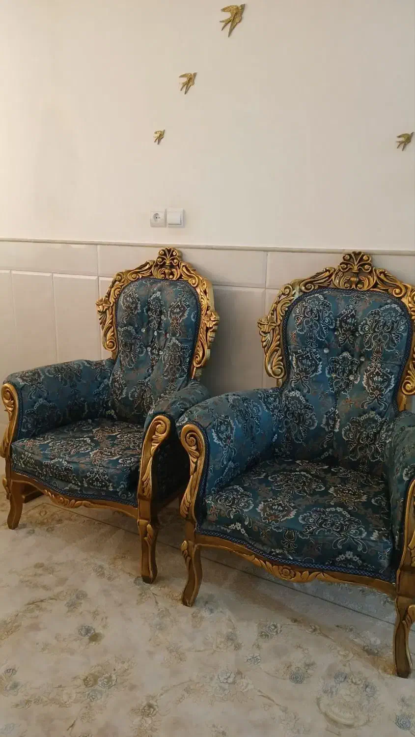 مبل7 نفره|مبلمان خانگی و میز عسلی|قم, شهرک فاطمیه|دیوار