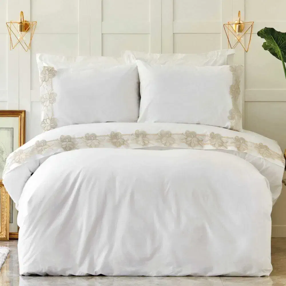 روتختی دو نفره کاراجا ترکیه ست کاور دانتل ترک|سرویس روتختی|تهران, سعادت‌آباد|دیوار