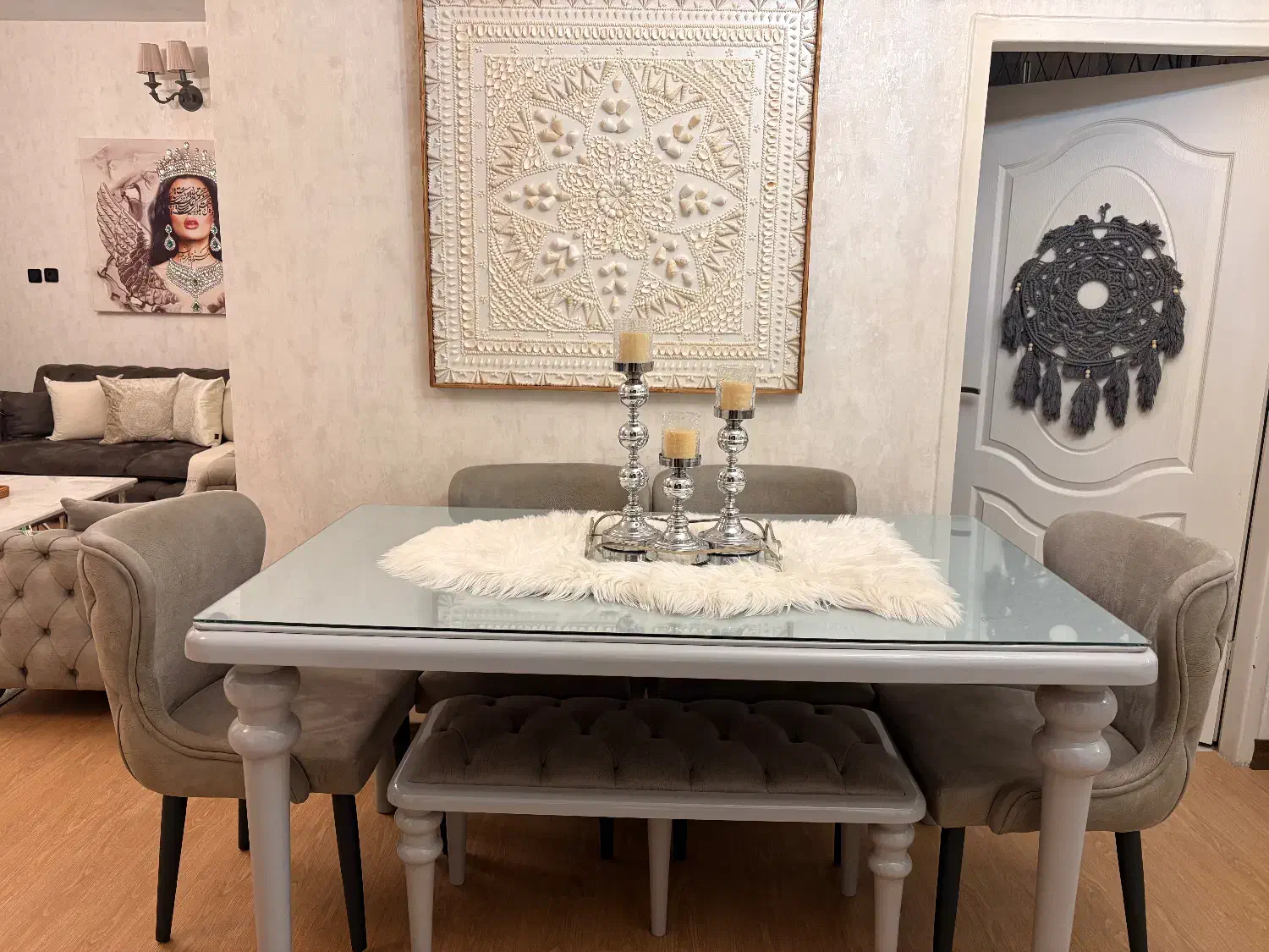 میزناهار خوری ۶نفره|میز و صندلی غذاخوری|تهران, مینای شمالی (مخبر)|دیوار