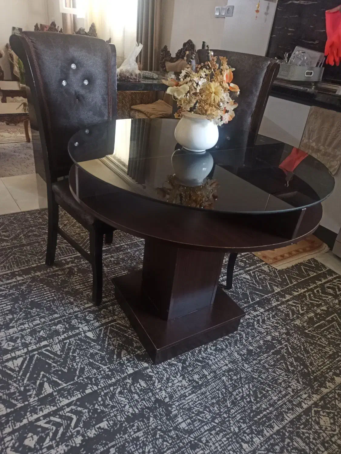 میز غذا خوری و گاز رو میزی|میز و صندلی غذاخوری|آبیک, |دیوار