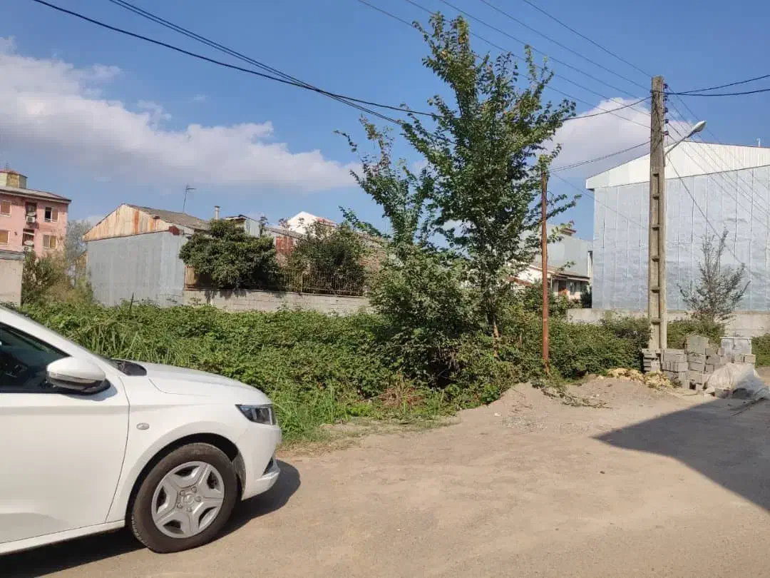 زمین سند تک برگ فلکه گاز شهرک احمد خمینی با پروانه|فروش زمین و ملک کلنگی|رشت, شهرک احمد خمینی|دیوار