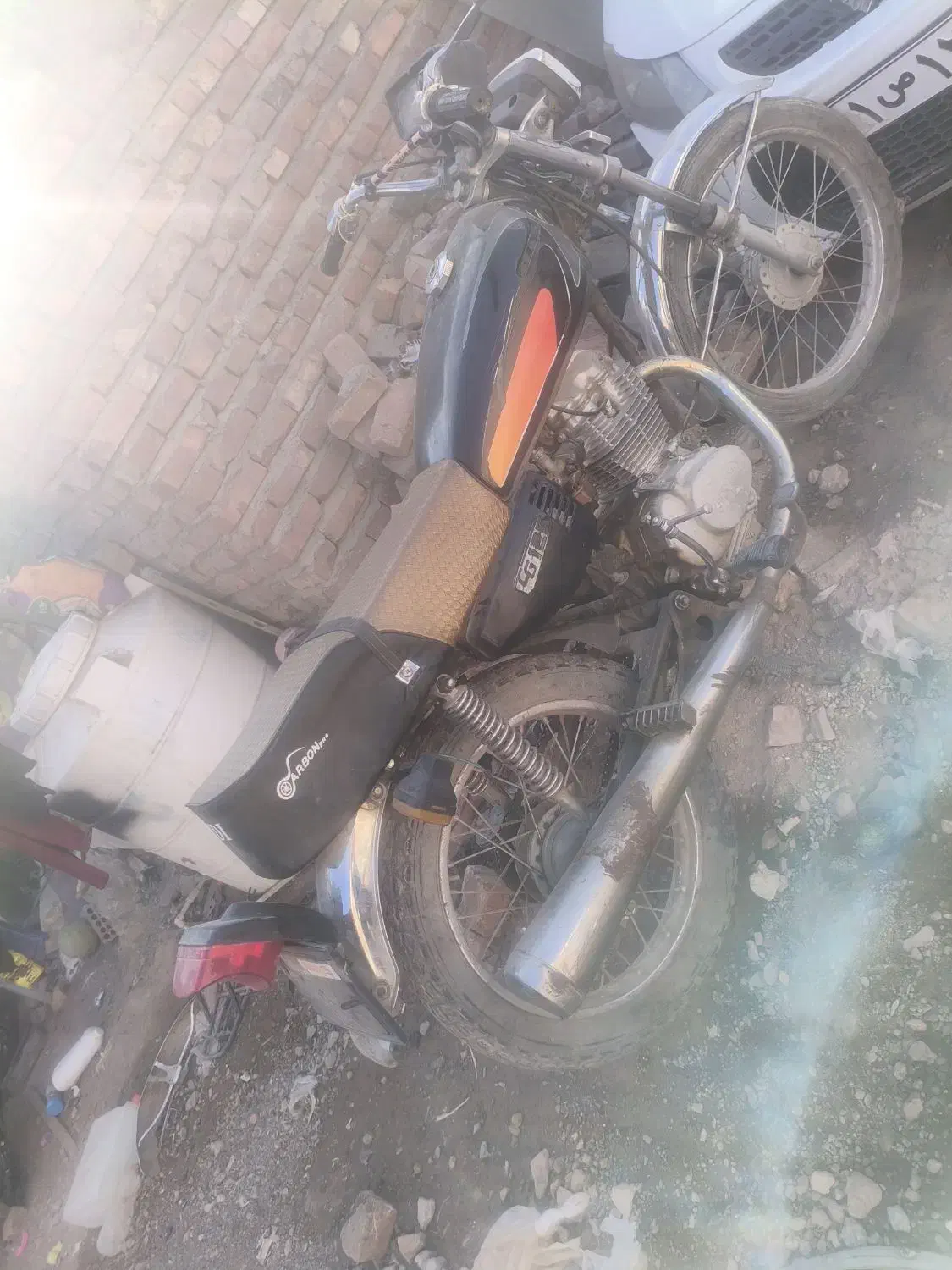 موتور 125 پلاک ملی مدارک کامل و کامپیوتر|موتورسیکلت|کرمان, |دیوار