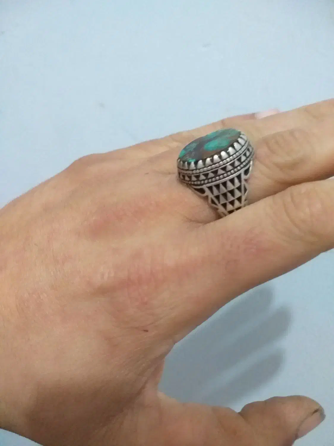 انگشتر نقره دستساز|جواهرات|قائم‌شهر, |دیوار