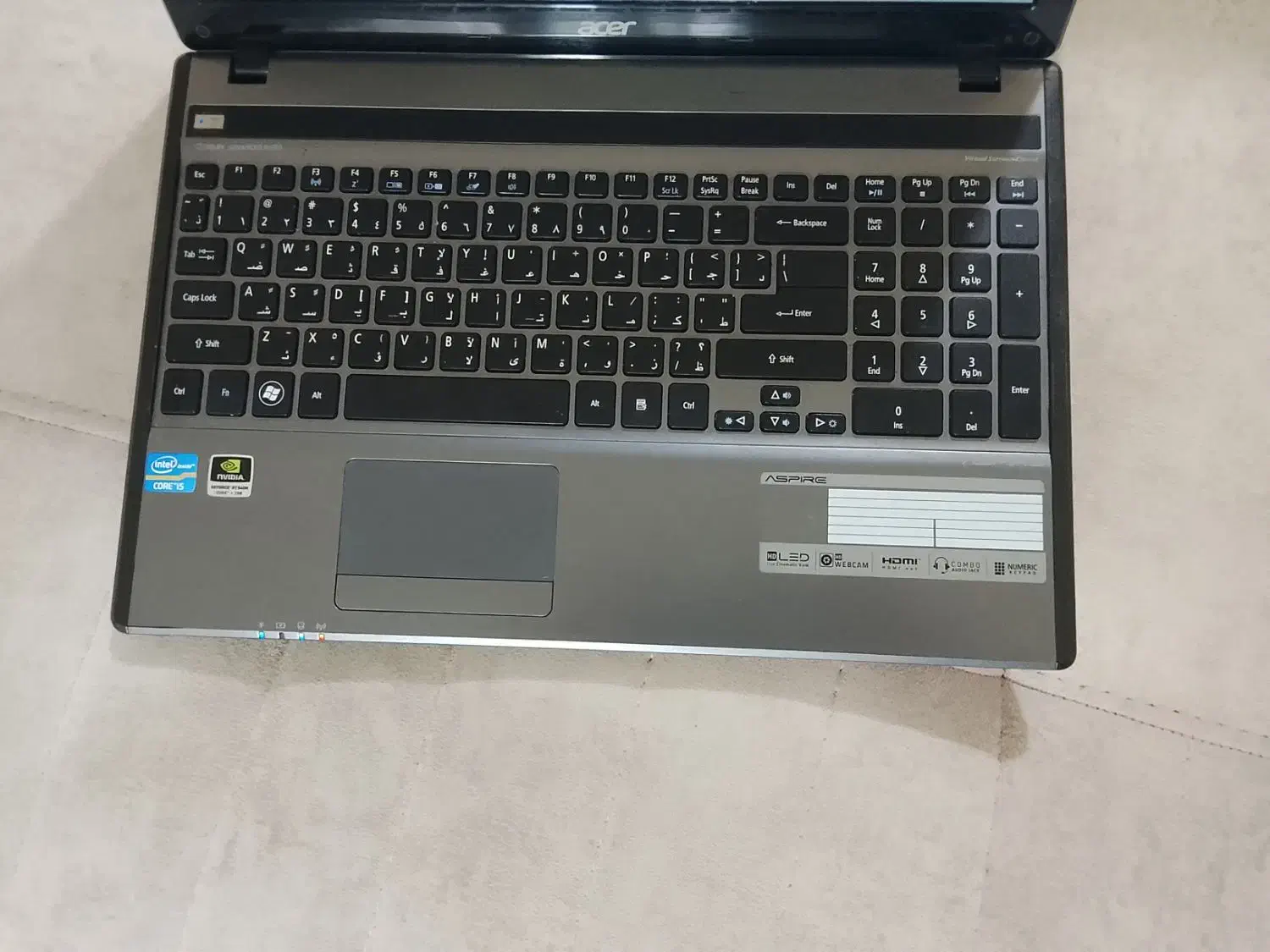 لپ تاپ قدرتمند Core i5 بدون خط و خش|رایانه همراه|اسلامشهر, شهرک امام حسین (میان آباد)|دیوار