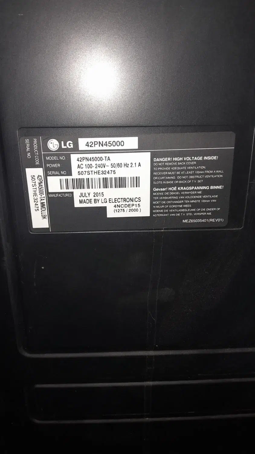 تلویزیون LG 42|تلویزیون و پروژکتور|همدان, |دیوار