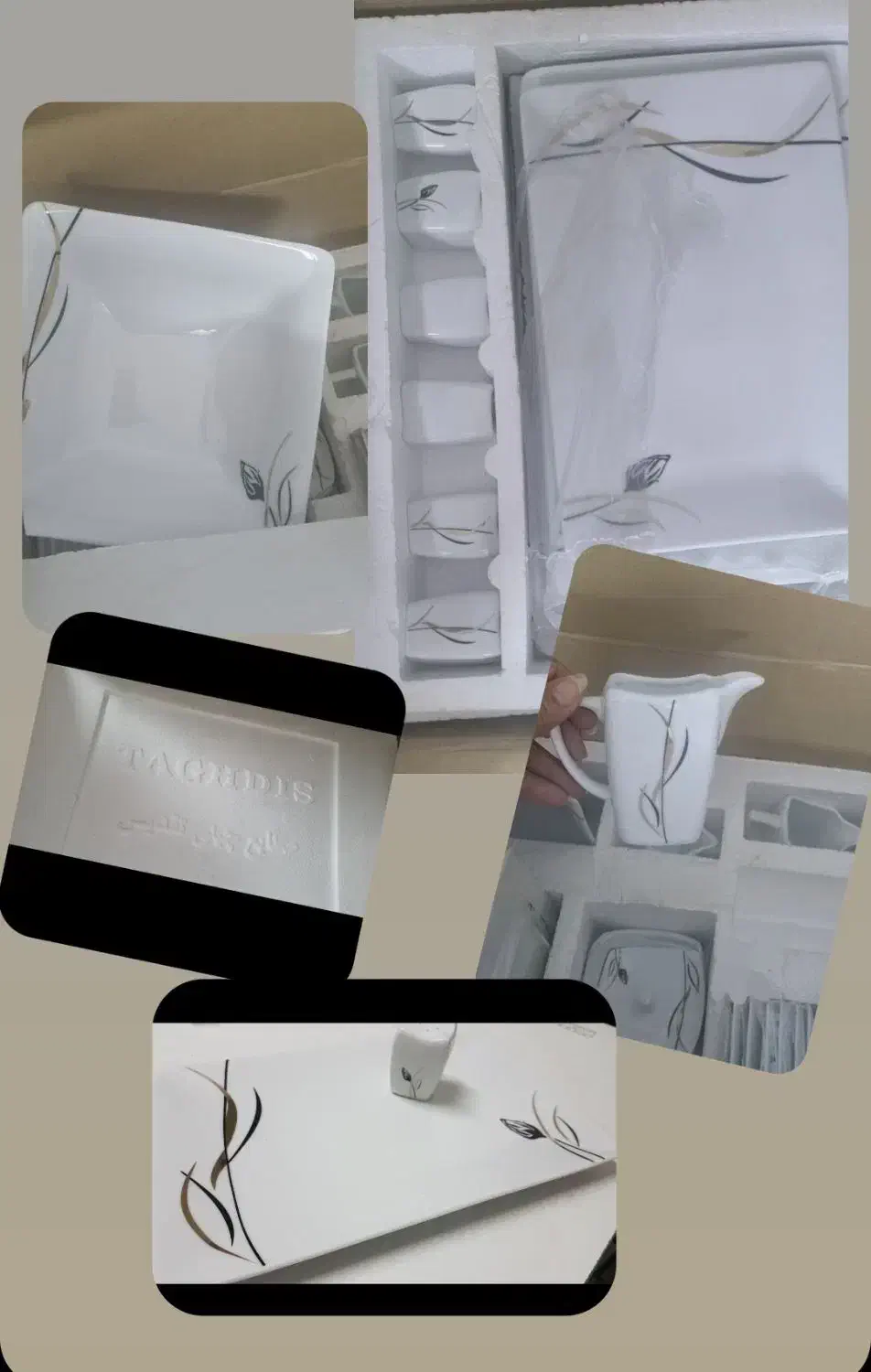 سرویس چینی ۱۸ نفره تقدیس|ظروف سرو و پذیرایی|ماهدشت, |دیوار