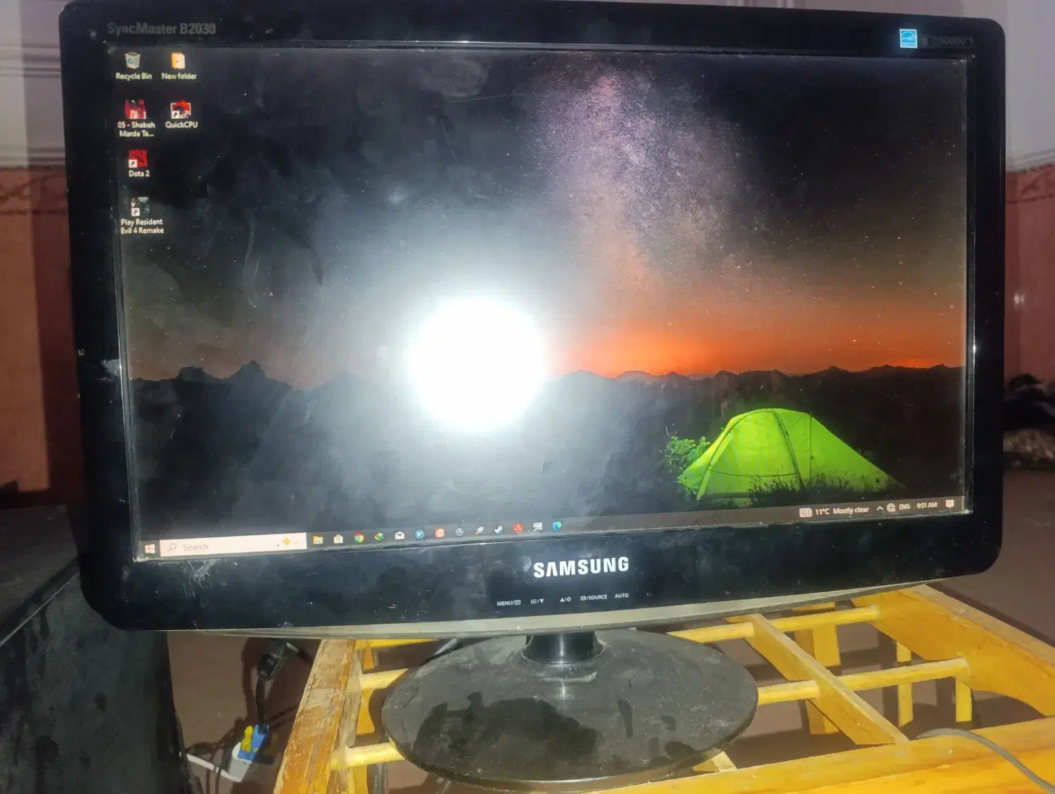 مانیتور سامسونگ اصل کلید لمسی|قطعات و لوازم جانبی رایانه|زابل, |دیوار