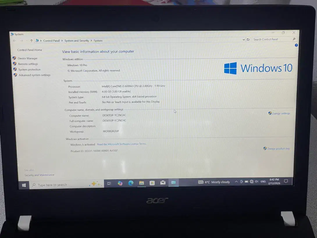 لپ تاپ acer|رایانه همراه|مریوان, |دیوار