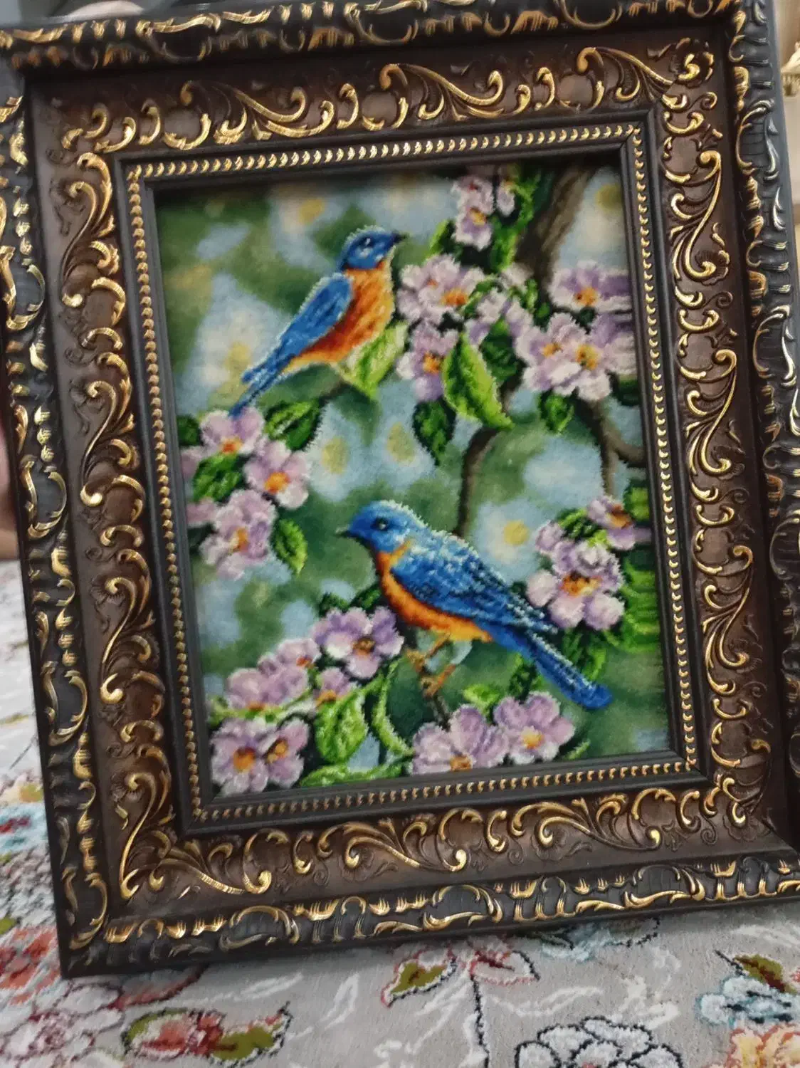 تابلو فرش دست بافت|تابلو فرش|گلستان (تهران), |دیوار