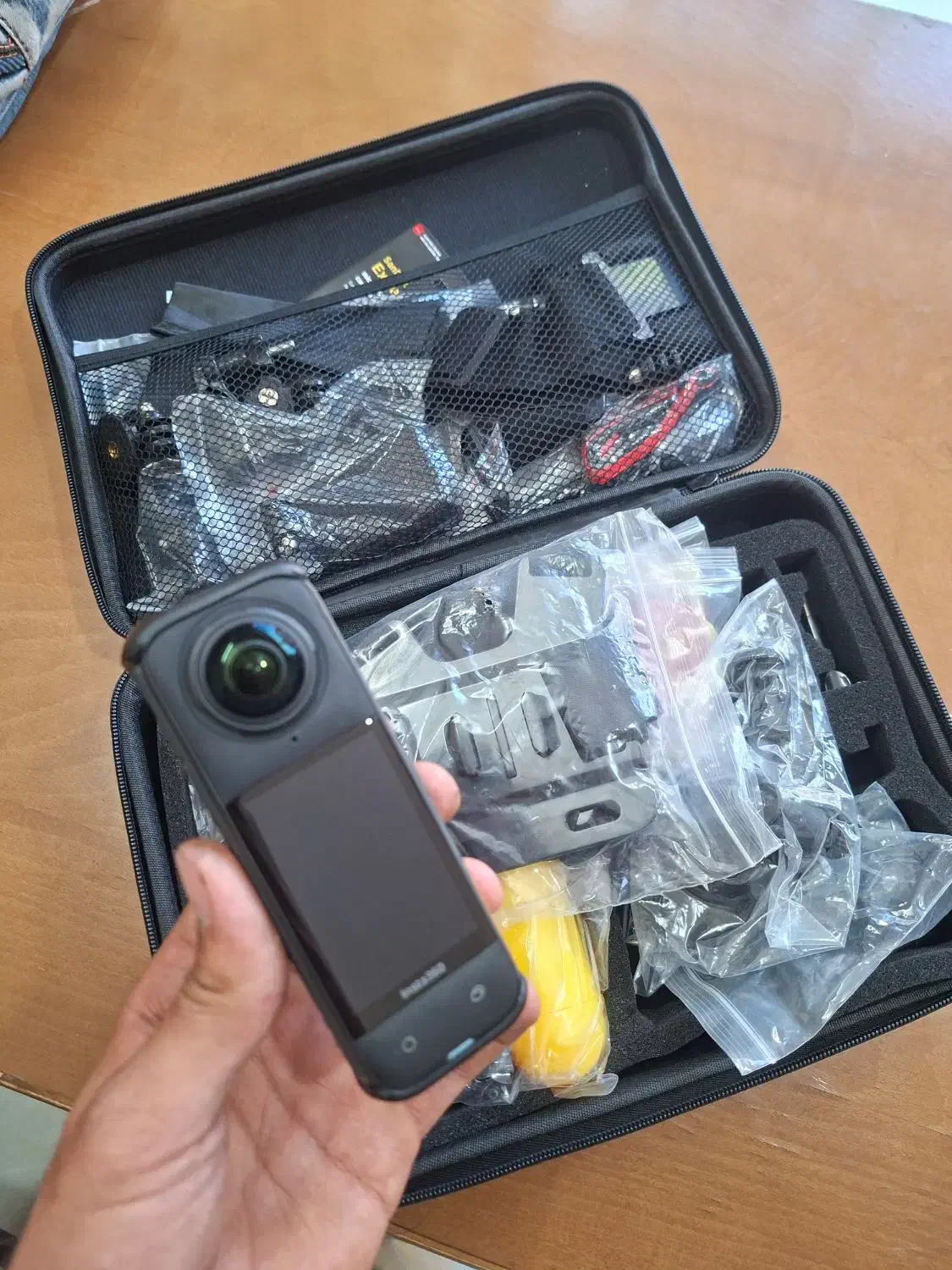 دوربین ورزشی dji اینستا ۳۶۰ x4|دوربین عکاسی و فیلمبرداری|قم, باسکول|دیوار