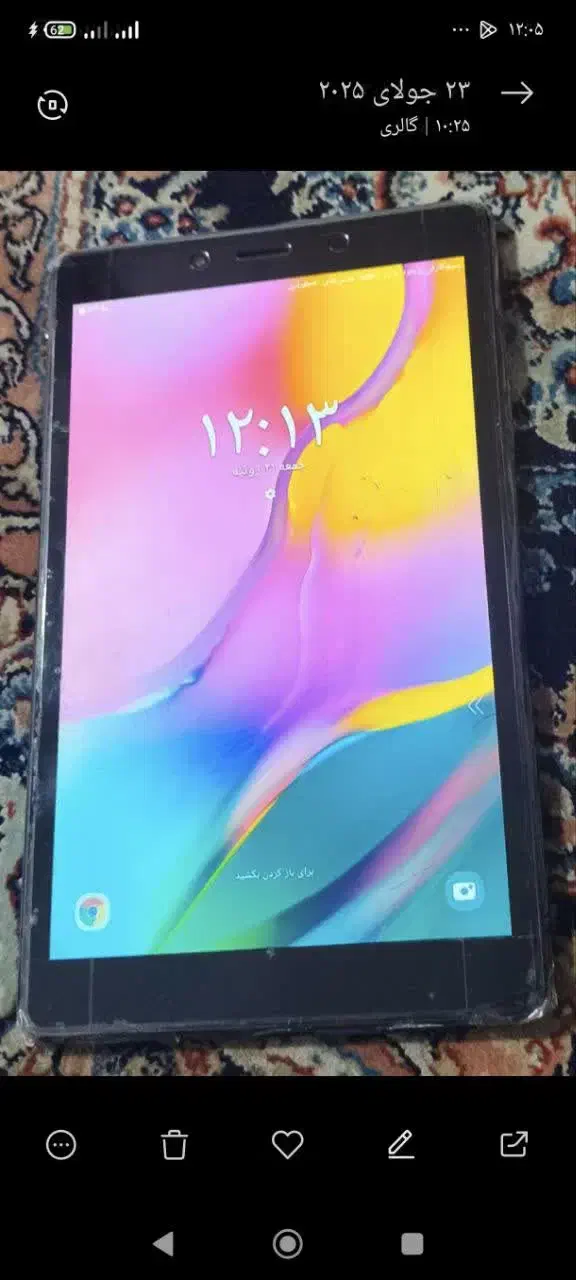 تبلت بسیار کم کار و در حد نو هستش|تبلت|مشهد, شهرک امام هادی (شهرک غرب)|دیوار