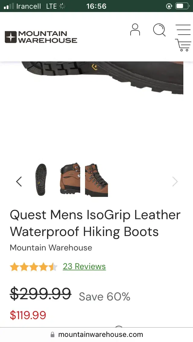 کفش کوهنوردی اورجینال|کیف، کفش، کمربند|تهران, آشتیانی|دیوار